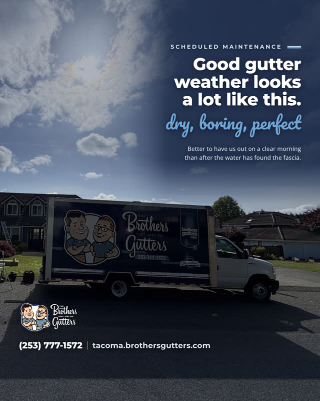 Post on what makes a good gutter in Pacific Northwest rain